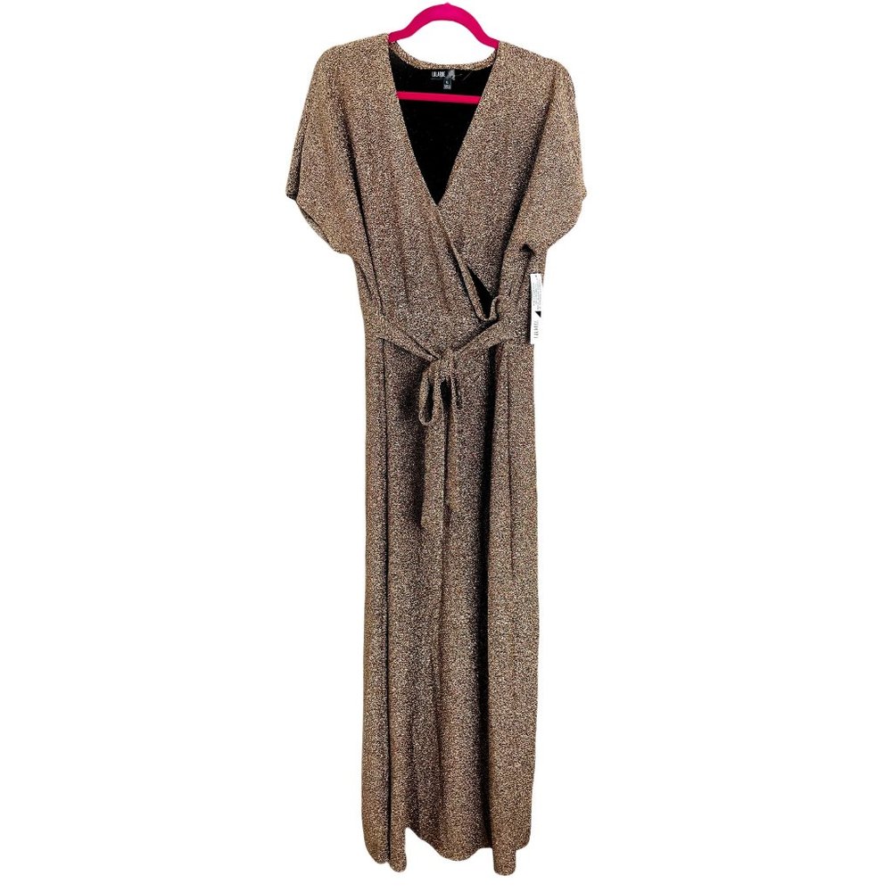 LulaRoe Elegant Women's Gold Noelle Maxi Dress NWT Size Extra Large